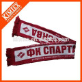 China supplier foot ball fan acrylic knitted scarf